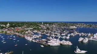 Nantucket Boat Basin Aerial View