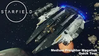 STARFIELD | Medium Freighter Magellan - Quick Tour | PC 4K &bull; RTX3080 Ti #rtx3080ti #starfield