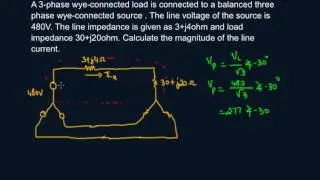 Calculate Line Current in WYE Config