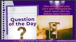 MORNING J.O.Y. 01/15/26 JOY in God's Reign with Steven & Nicole!