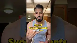 Top 3 Supplements you should be using!! #fitness #supplements #creatine #fitnessmotivation