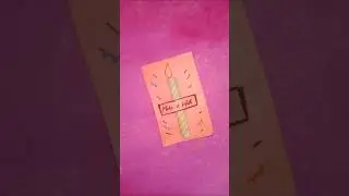 🥰😲 Birthday Card💖💞#ytshorts #art #diy #shorts #viral #trending #short #youtube #birthday #craft #yt