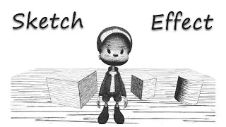 Pencil Sketch shader effect for Unity