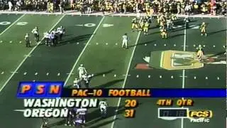 Oregon's epic 1994 win over UW part 3 = Kenny Wheaton saves the day