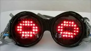 LED Goggles DIY Kit Assembled