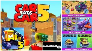 Car Eats Car 5 - Battle Arena (ATG) ANDROID, IOS GAMEPLAY