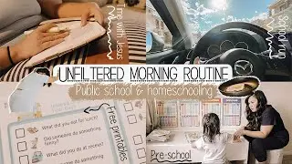 REALISTIC MOM MORNING ROUTINE 2023 | MORNING ROUTINE FOR SCHOOL | STAY AT HOME MOM SCHEDULE