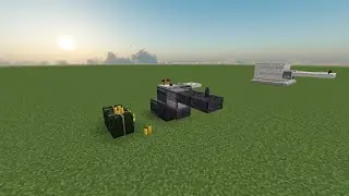 How to Make a Simple Rapid Fire Redstone Machine Gun