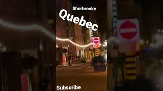 Sherbrooke(QC) Canada. Night views