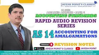 AS 14-Quick AUDIO Revision - Accounting for Amalgamation - 
