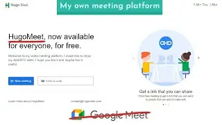 I recreated GoogleMeet [EN]
