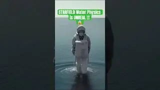 STARFIELD Water Physics is UNREAL !!! 😱#starfield #unrealengine5 #playstation #gaming #videogames