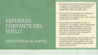 ESFUERZO CORTANTE EN SUELOS