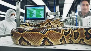Inside the Modern Snake Skeletons Factory: From Raw Skeletons to Medicine Capsules