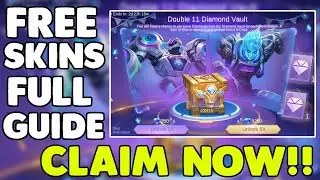 DOUBLE 11 DIAMOND VAULT EVENT PERMANENT SKINS  FULL GUIDE~MOBILE LEGENDS BANG BANG 2020