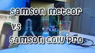 Сравнение микрофонов Samson meteor vs C01u pro