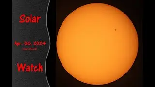 Solar Watch 2024-04-06 - Using PHD2 Guiding to Track the Sun