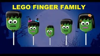 LEGO GREEN Finger Family  Nursery Rhyme | LEGO GREEN Finger Family