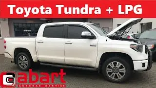 Monster Truck on gas, i.e. Toyota Tundra 5.7 V8 with BRC Sequent Plug & Drive installation