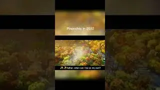 Pinocchio in 1940 vs Pinocchio in 2022