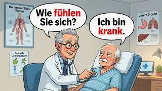 German Doctor Dialogue 🇩🇪 | Real Medical Conversation in a Clinic | German Dialogue for A2&ndash;B1