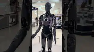 Quantum talk from Ameca (humanoid AI Robot ), Museum of the Future, Dubai