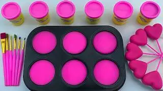 Satisfying Video | DIY How To Make Rainbow Milk Bottle From Mixing Slime Cutting ASMR