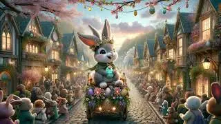 Happy Easter Bunny Rabbits - Relaxing Bossa Nova Background Music Playlist - Relax & De-Stress