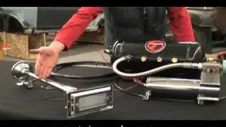 Trigger Horns&trade; Magnum 44&trade; 200psi Long Trumpet Train Horn Kit - TRGK3158