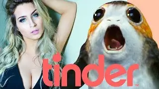 Dating Porgs on TINDER parody