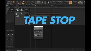 The Tapestop effect- Cakewalk Sonar