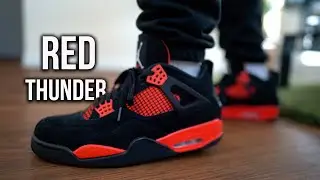 Air Jordan 4 Red Thunder Review And On Foot