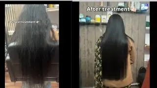 #protintretment ##hairtransformation ##glosyhair##hairshine ##kratintretment