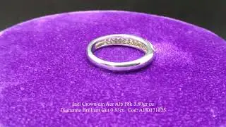 Adam & Eve Diamonds - Inel Crown din Aur Alb cu Diamante - AED171825