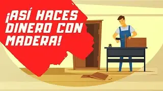🌳5 COSAS de MADERA que puedes VENDER por MUCHO DINERO | 💡(IDEAS de NEGOCIO con MADERA)