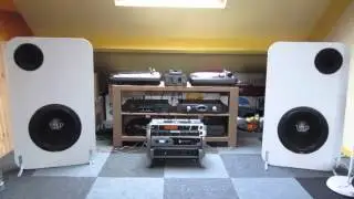 Behringer CX2310 and DEQ2496 open baffle speakers