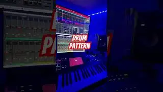 Working on Drum pattern inside the MPC software and. #mpckey61 #drums #oneshot