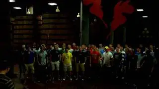 USNA Men's Glee club singing, 'For tonight we'll merry merry be'