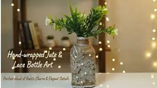 How To Make Handmade Show Piece | Diy Jute Craft | #viralvideo #recycledart 