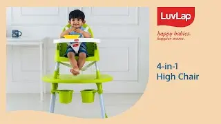 LuvLap 4 in 1 Convertible High Chair