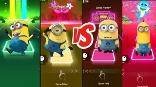 Minions characters music tiles hop version