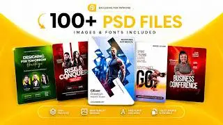 Скачивайте все мои PSD-файлы для YouTube! Посетите мою страницу на Patreon!