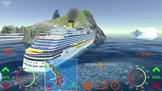 Costa Venezia SHIP SINKING SIMULATOR | ship handling simulator 