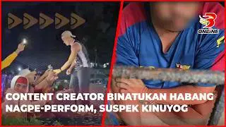 Content creator binatukan habang nagpe perform, suspek kinuyog