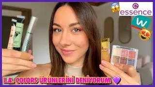 WATSONS'A YENİ GELEN L.A. COLORS MARKASINI VE ESSENCE DUDAK YAĞINI DENEDİM! 😍|DUDAK YAĞI HARİKA!🥲