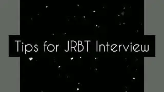 JRBT Group - C / Interview Tricks & Tips....