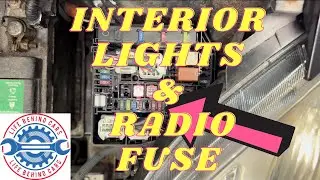 Toyota Yaris 2010 Petrol Interior Lights & Radio Fuse Location
