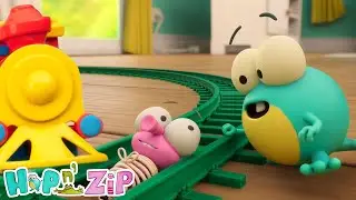 Hop и Zip Зиплайн Экспресс смешной мультфильм Видео для дошкольников