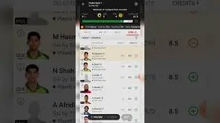 Dream11 team PSL QUE vs MUL  #shorts #youtubeshorts #shortvideo