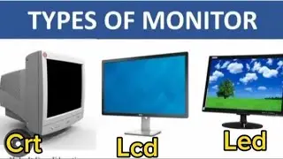 Monitor and its types #Computer #types #Information